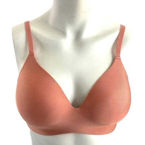 Knix Women Size M Pink Ginger Infinity Bra The Knix Fit - Picture 1 of 9